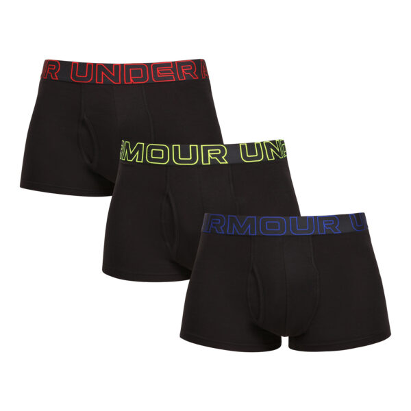 3PACK pánské boxerky Under Armour černé (1383891 004) S