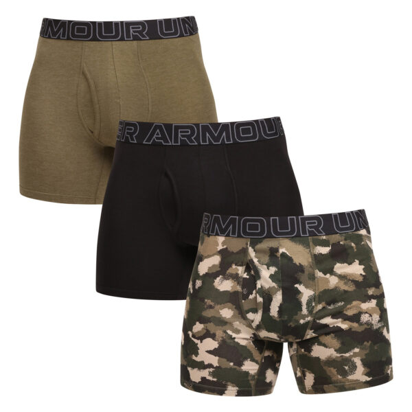 3PACK pánské boxerky Under Armour vícebarevné (1383890 391) 5XL