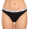 5PACK dámská tanga Calvin Klein černé (QD5221E-UB1) XL - Image 2