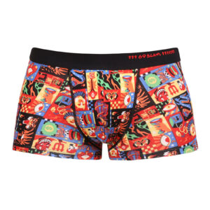 Pánské boxerky 69SLAM hip bamboo WEIRD BLOCK ELIJAH (MHBWBK-BB) L