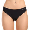 3PACK dámská tanga Calvin Klein bezešvá vícebarevná (QD3558E-WAO) M - Obrázek 2