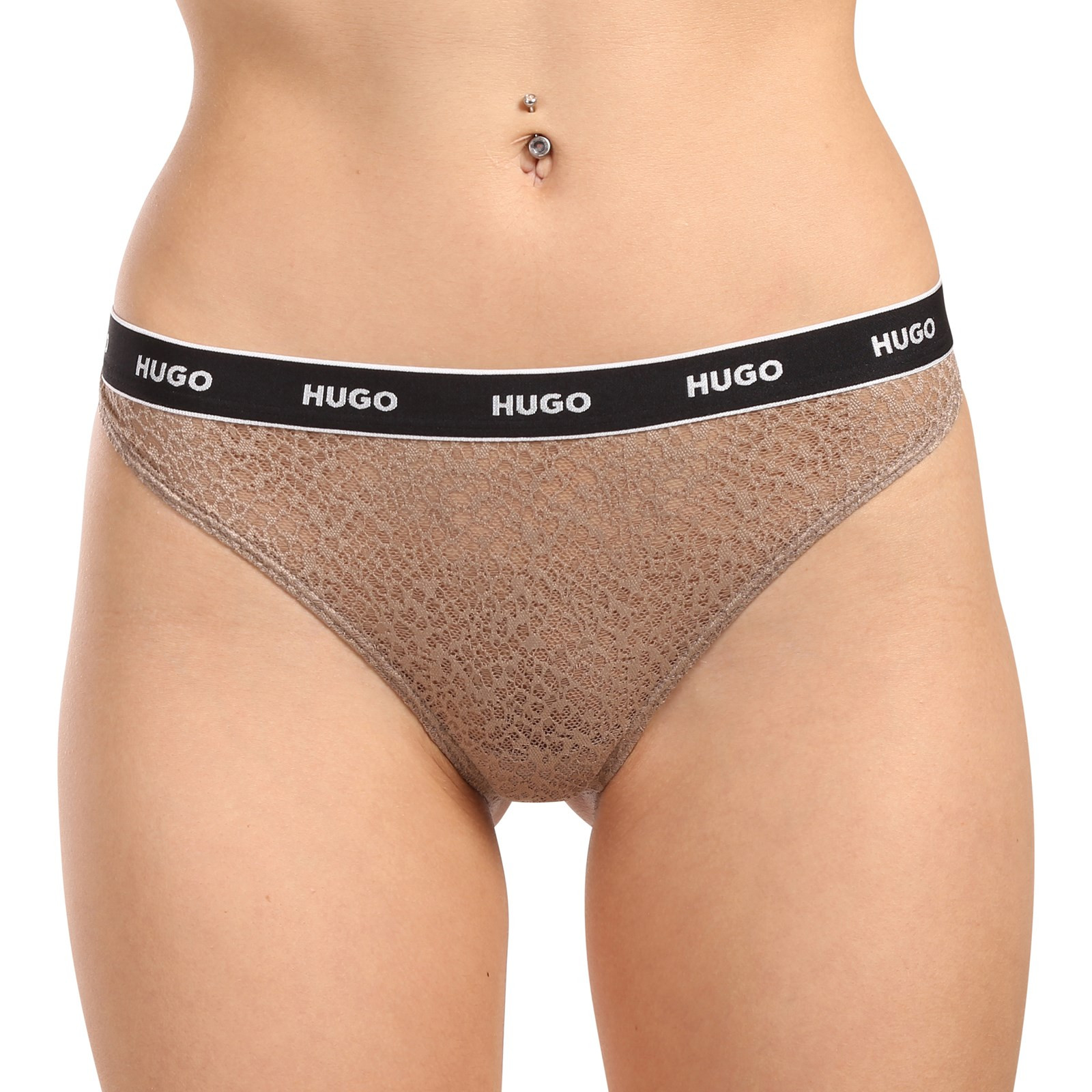 3PACK dámská tanga HUGO vícebarevná (50535265 960) XS - Obrázek 2