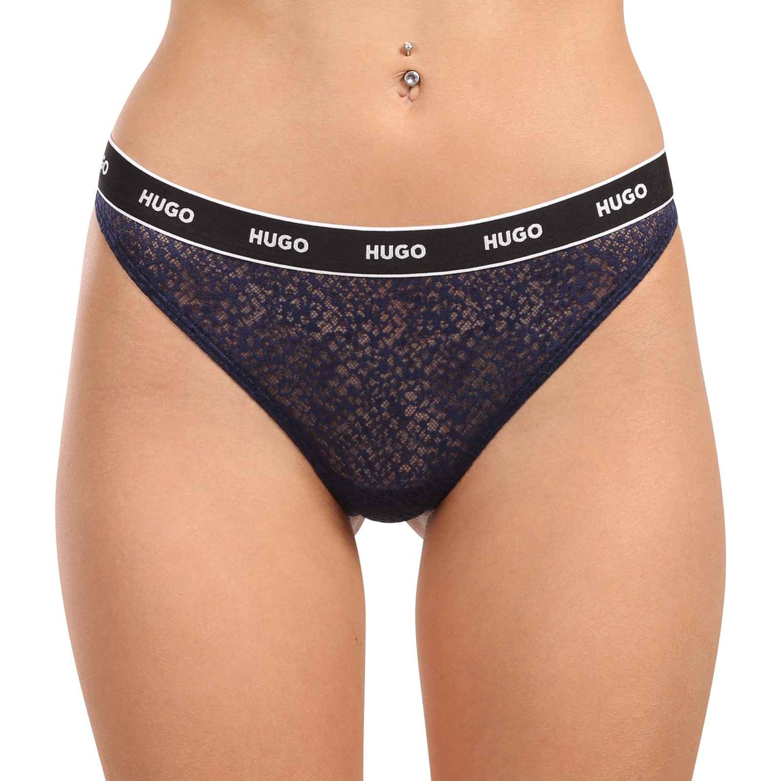3PACK dámská tanga HUGO vícebarevná (50535265 961) 3XL - Obrázek 2