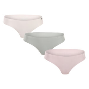 3PACK dámská tanga Under Armour vícebarevná (1383893 009) XS