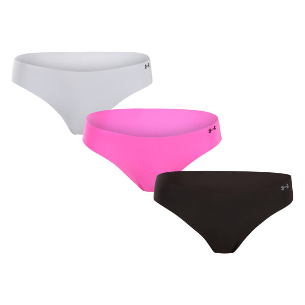 3PACK dámská tanga Under Armour vícebarevná (1383893 652) XS