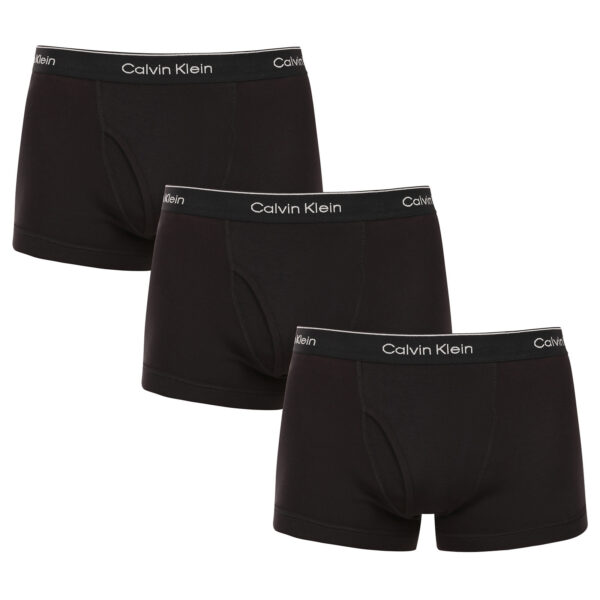 3PACK pánské boxerky Calvin Klein černé (NB4002A-001) XL