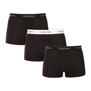 3PACK pánské boxerky Calvin Klein černé (NB4392-VR9) M