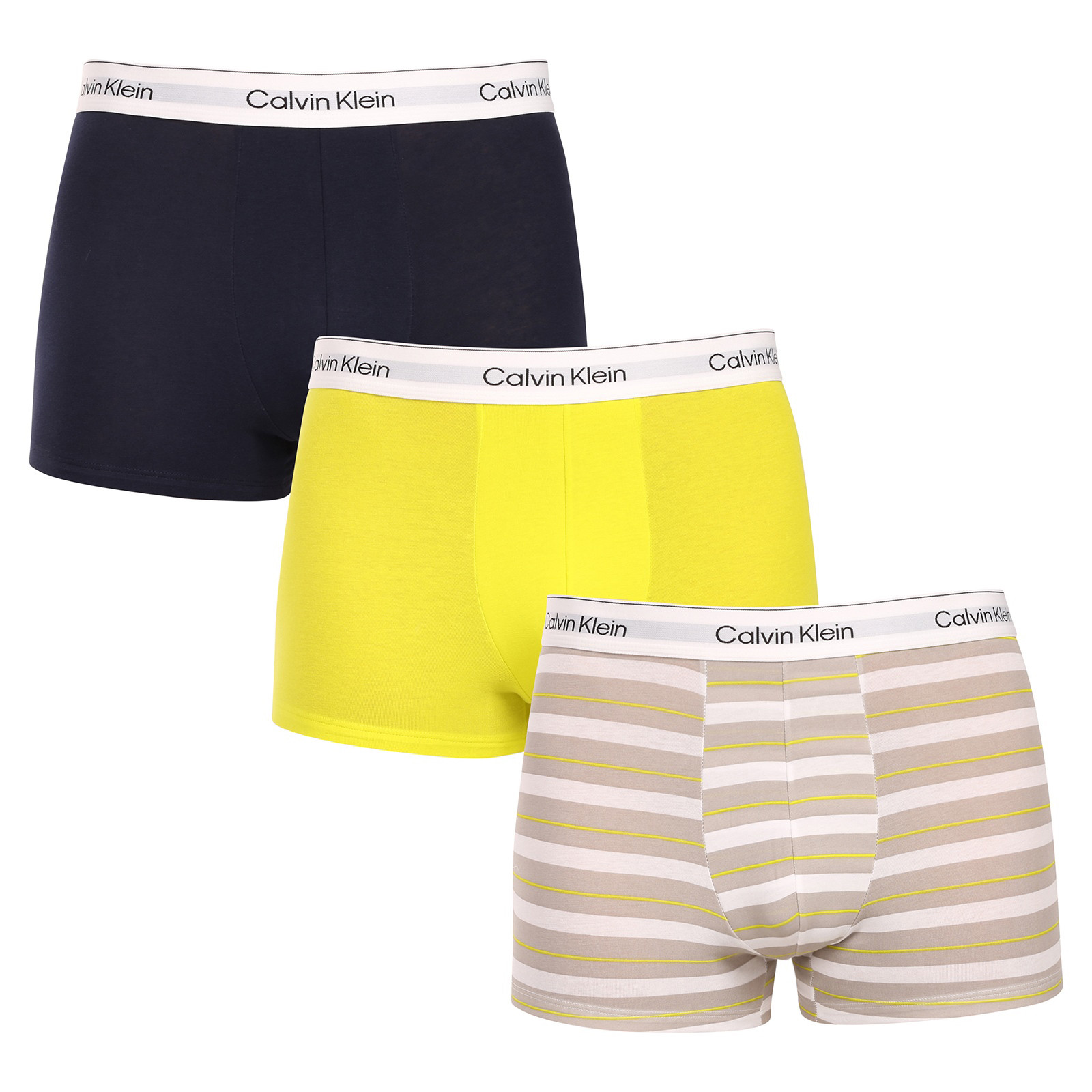 3PACK pánské boxerky Calvin Klein vícebarevné (NB4392-WCN) S