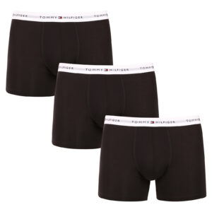 3PACK pánské boxerky Tommy Hilfiger černé (UM0UM02765 0WE) M