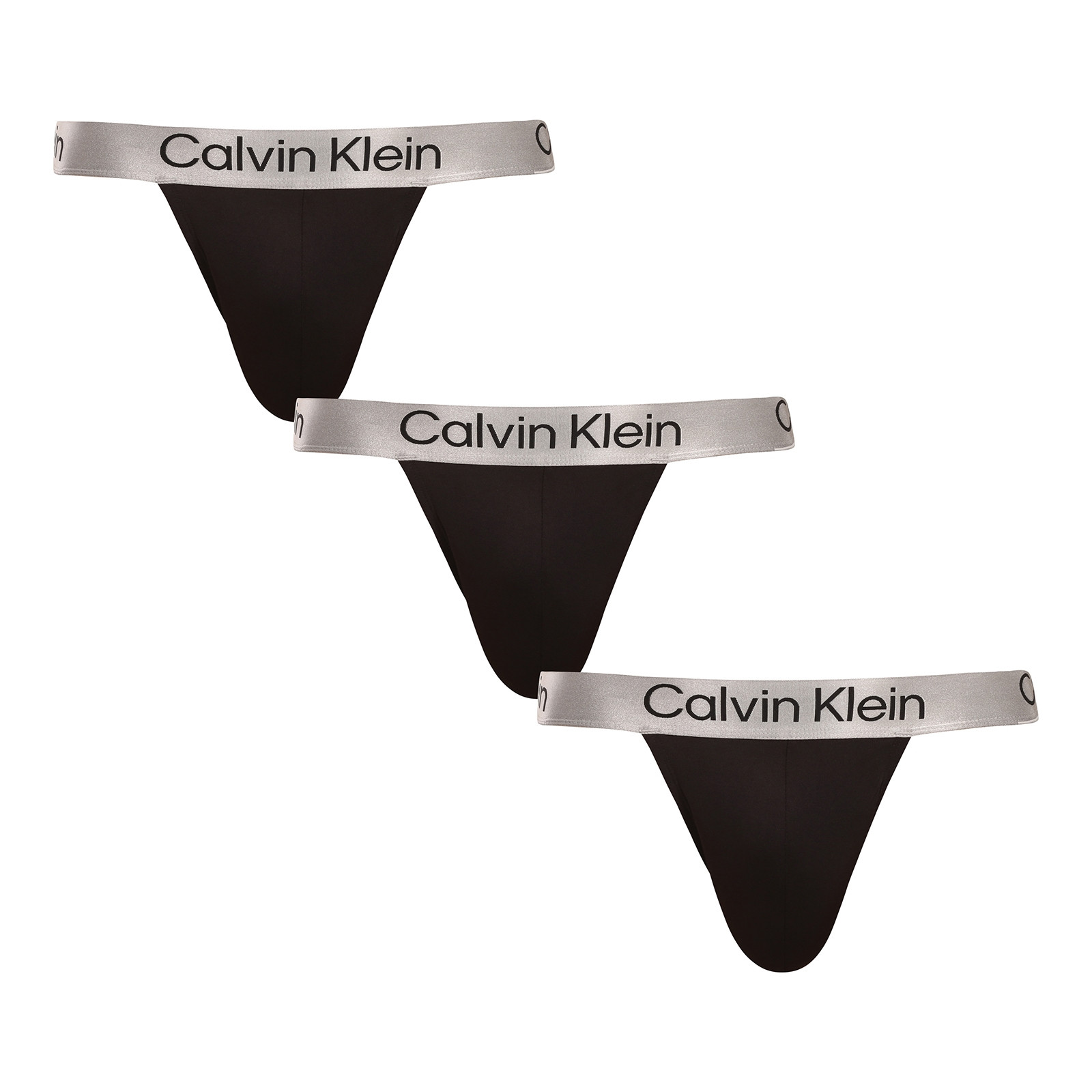 3PACK pánské jocksy Calvin Klein černé (NB4121-UB1) XL