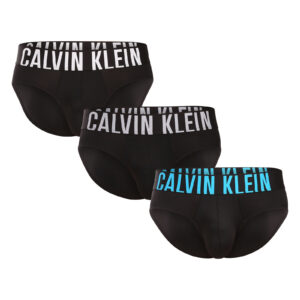 3PACK pánské slipy Calvin Klein černé (NB3610A-VVL) L