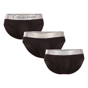 3PACK pánské slipy Calvin Klein černé (NB4122-VSD) XXL