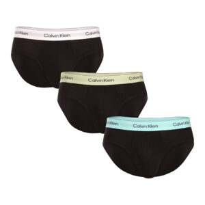 3PACK pánské slipy Calvin Klein černé (NB4388-VRB) L
