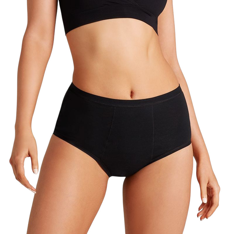 5PACK Menstruační kalhotky Love Luna Full černé (5-LLUWPBFB) 3XL - Obrázek 2