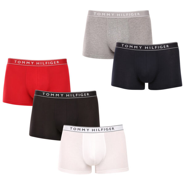 5PACK pánské boxerky Tommy Hilfiger vícebarevné (UM0UM03679 0T6) XL