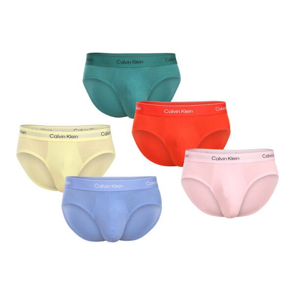 5PACK pánské slipy Calvin Klein vícebarevné (NB4229-VST) L