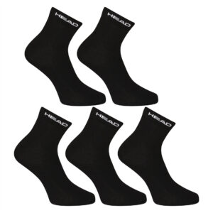 5PACK ponožky HEAD kotníkové černé (701232416 001) M