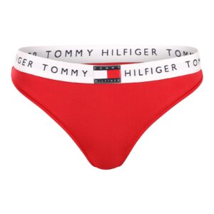 Dámská tanga Tommy Hilfiger červená (UW0UW06039 XLG) L