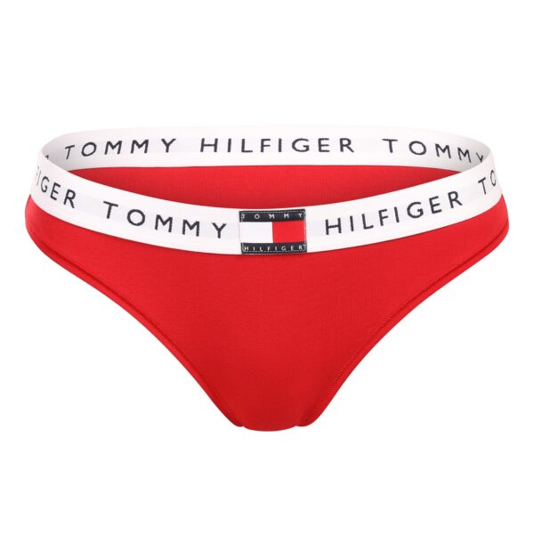 Dámské kalhotky Tommy Hilfiger červené (UW0UW06038 XLG) XL