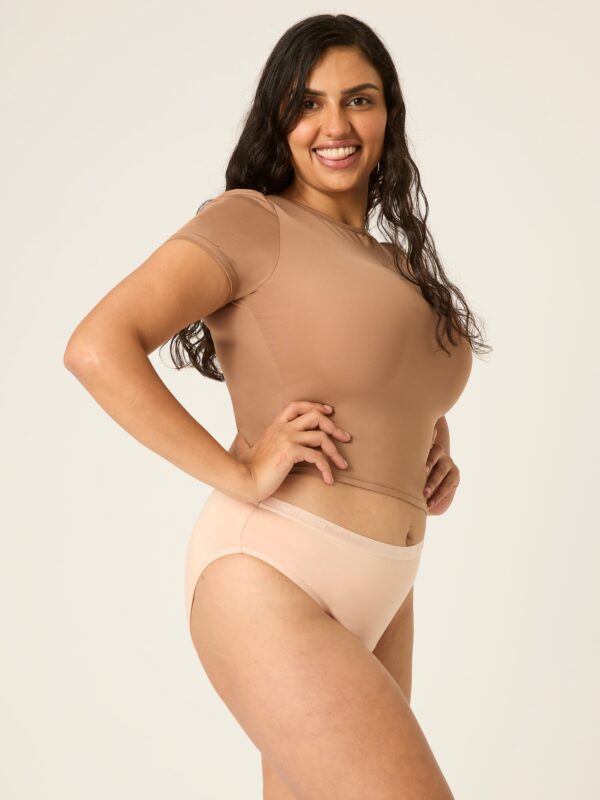 Menstruační kalhotky Modibodi Classic Bikini Moderate-Heavy Beige (MODI4008B) XS