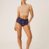 Menstruační kalhotky Modibodi Classic Full Brief Moderate-Heavy Passion Vine Navy (MODI4018PVN) XL - Image 2
