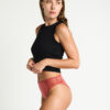 Menstruační kalhotky Modibodi Sensual French Hi-Waist Moderate-Heavy Rosewood Pink (MODI4043RP) 3XL - Image 2
