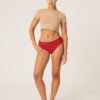 Menstruační kalhotky Modibodi Sensual Hi-Waist Bikini Light-Moderate Rouge Red (MODI4035RR) 4XL - Image 2