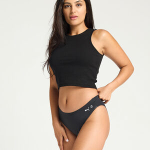 Menstruační kalhotky PUMA & Modibodi Seamfree Active Bikini Moderate-Heavy Onyx Grey (MODI4073OG) L