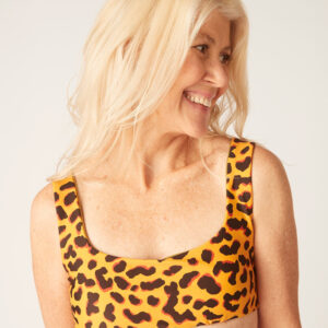 Oboustranný top plavek Modibodi Animal/Earth Green (MODI4350AEG) XS