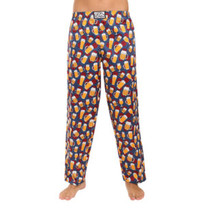 Pánské kalhoty na spaní Styx pivo (DKP1855) L