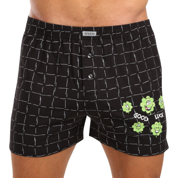 Pánské trenky Andrie černé (PS 5801 black) M