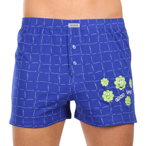 Pánské trenky Andrie modré (PS 5801 blue) XXL