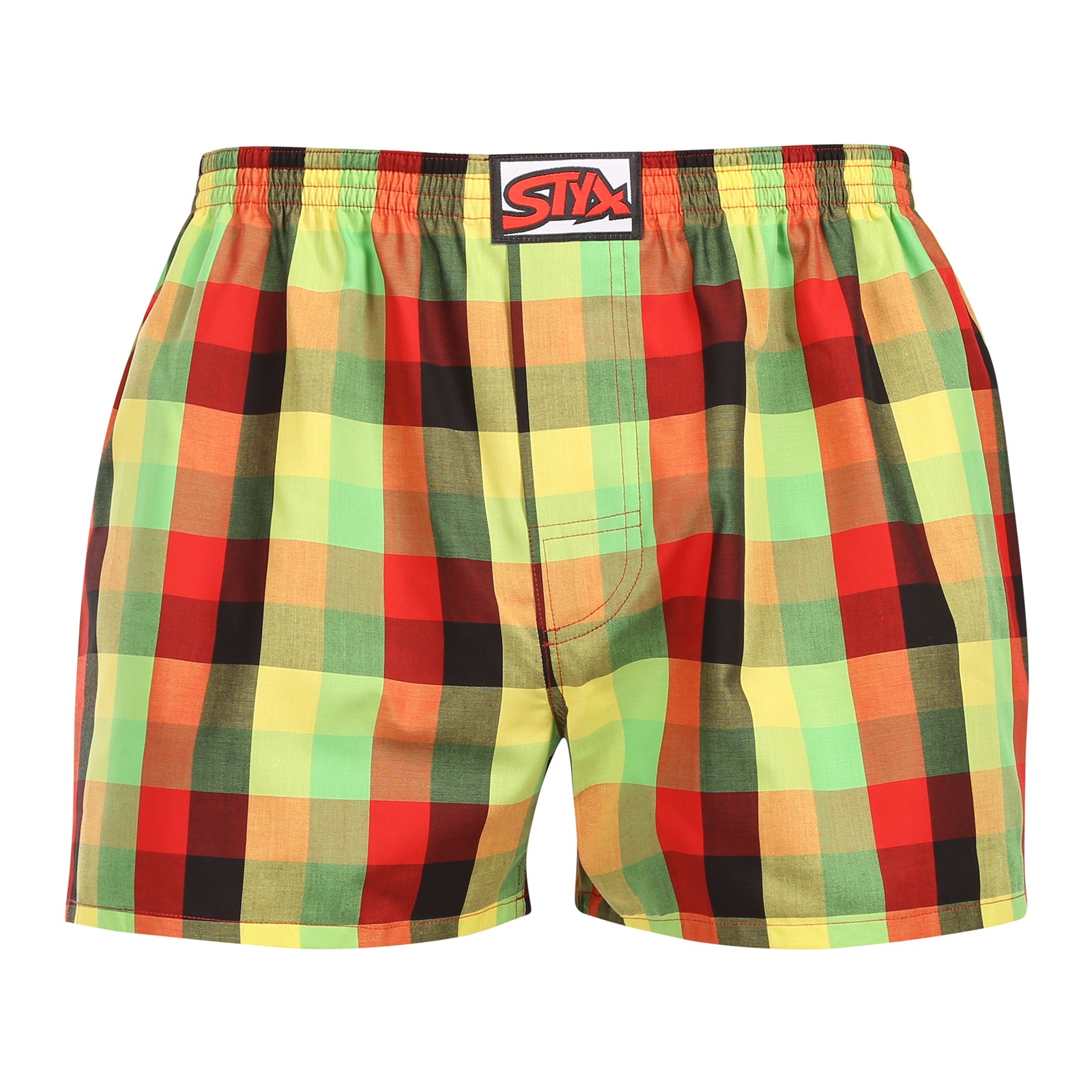 Pánské trenky Styx klasická guma vícebarevné (A1104) L