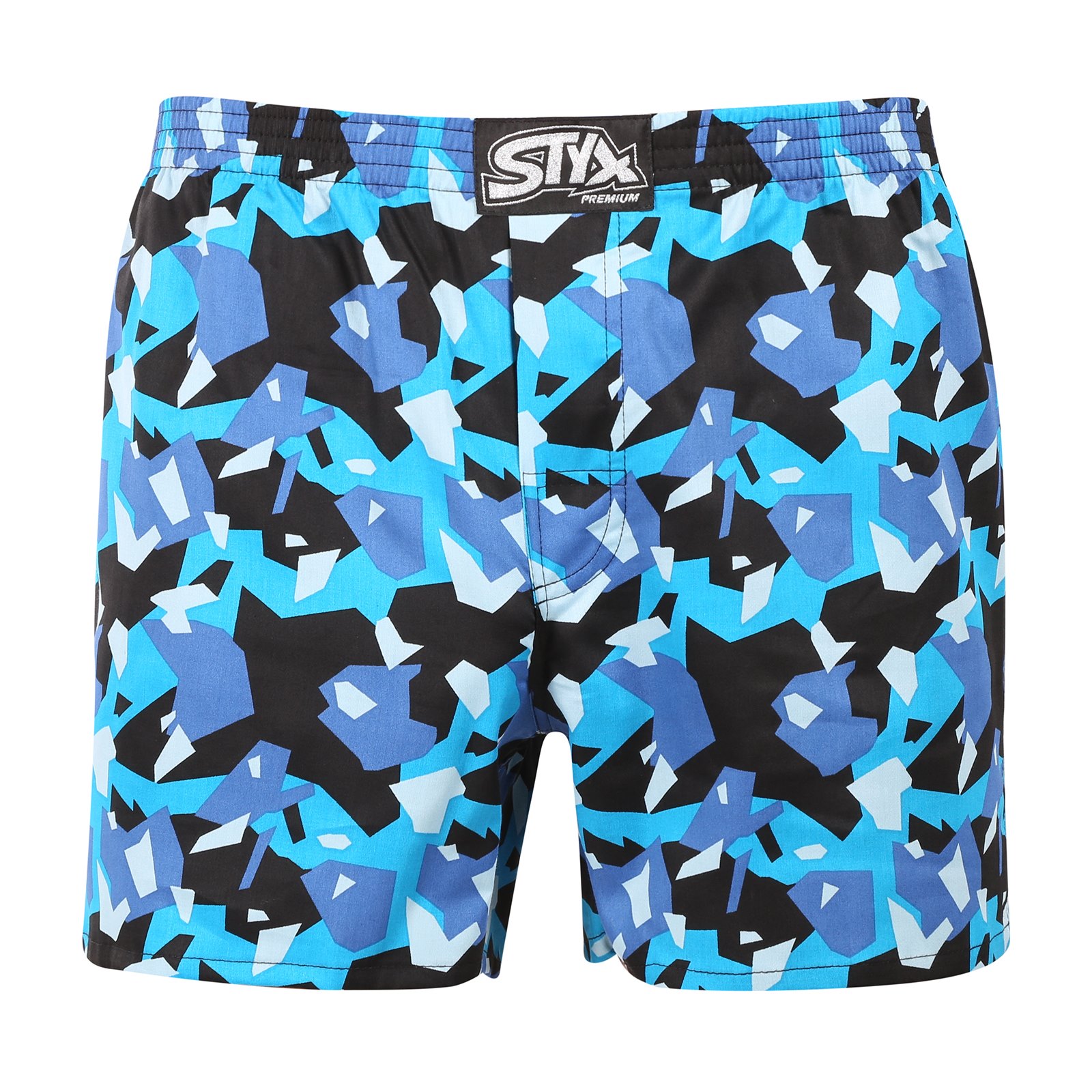 Pánské trenky Styx premium art klasická guma maskáč hranatý (AP1858) XXL