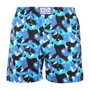 Pánské trenky na spaní Styx maskáč hranatý (DTP1858) L