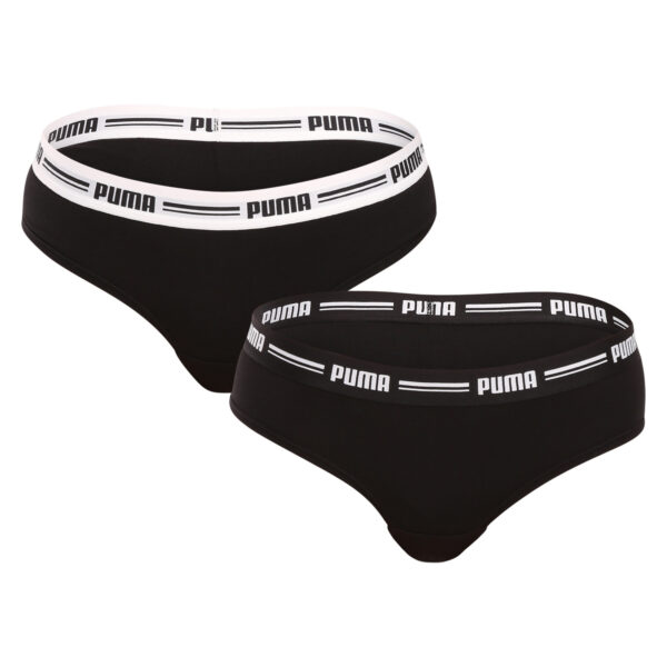 2PACK dámské kalhotky brazilky Puma černé (603043001 200) M