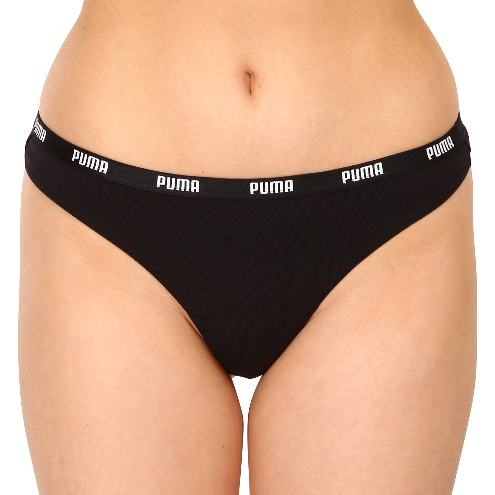 3PACK dámská tanga Puma černá (503008001 200) XL - Obrázek 2