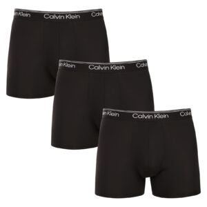 3PACK pánské boxerky Calvin Klein černé (NB4410-UB1) 4XL