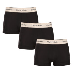 3PACK pánské boxerky Calvin Klein černé (NB4446-UB1) L
