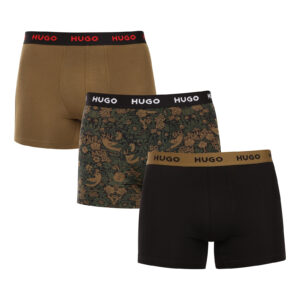3PACK pánské boxerky HUGO vícebarevné (50532559 979) XXL