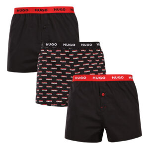 3PACK pánské trenky HUGO vícebarevné (50532565 967) XXL