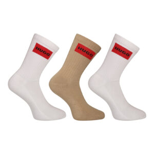 3PACK ponožky HUGO vysoké vícebarevné (50531515 269) L