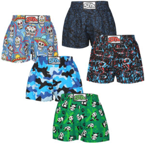 5PACK dětské trenky Styx art klasická guma vícebarevné (5J1801246) 4-5 let