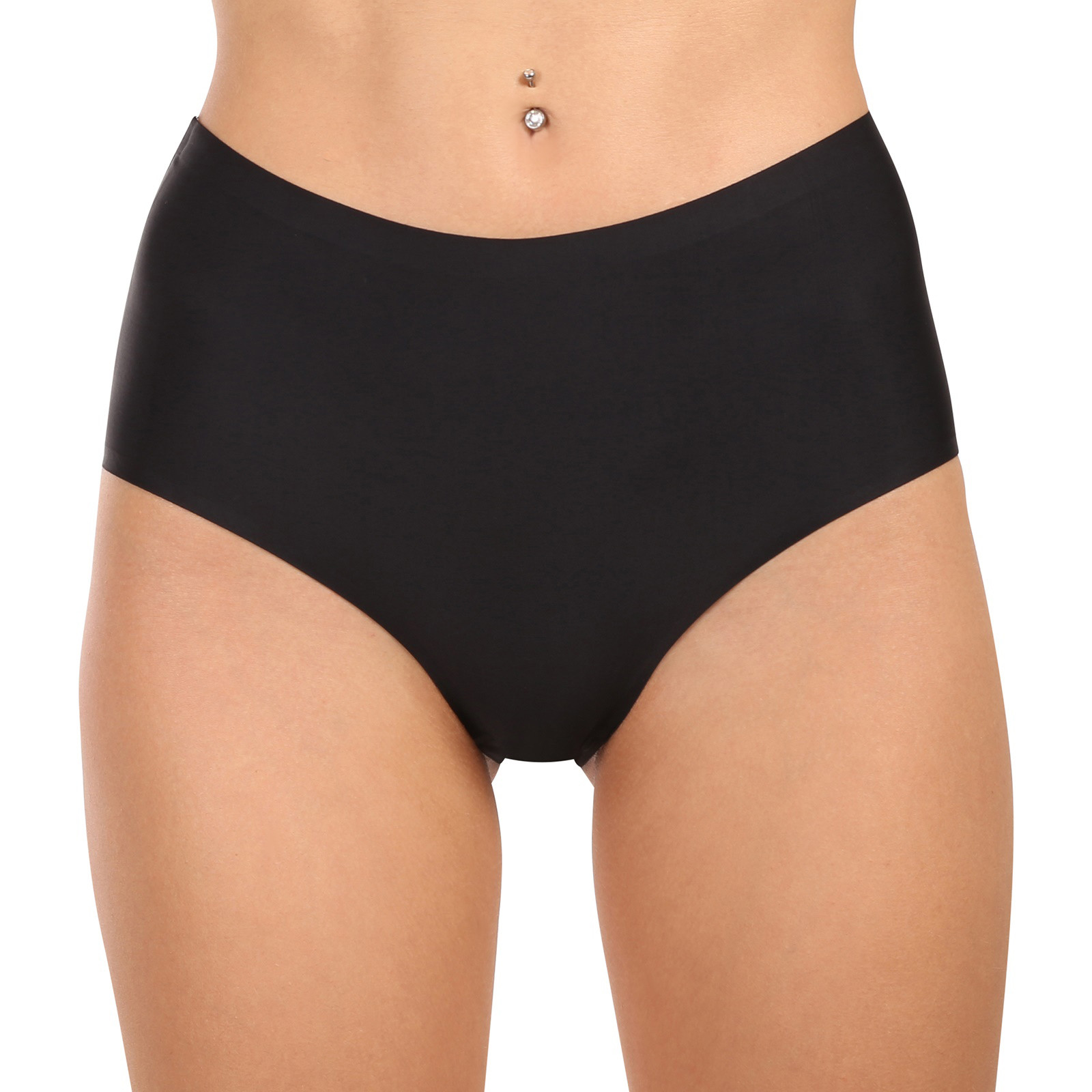 6PACK dámské kalhotky Gaubert bezešvé černé (GBTW-951) XXL/3L - Obrázek 2