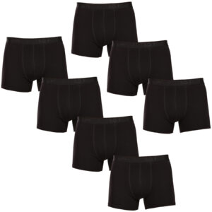 7PACK pánské boxerky Pietro Filipi černé (7PBC1) 5XL