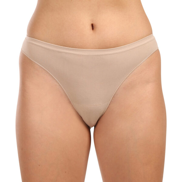 Dámská tanga Moravec bezešvá béžová (Light) L/XL