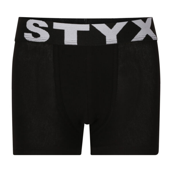 Dětské boxerky Styx sportovní guma černé (GJ960) 12-14 let