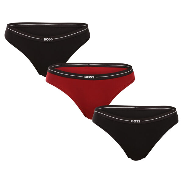 3PACK dámské kalhotky BOSS vícebarevné (50510016 966) XXL