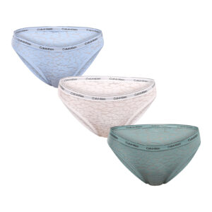 3PACK dámské kalhotky Calvin Klein vícebarevné (QD5069E-324) XS