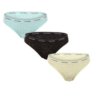 3PACK dámské kalhotky Calvin Klein vícebarevné (QD5069E-W5S) M